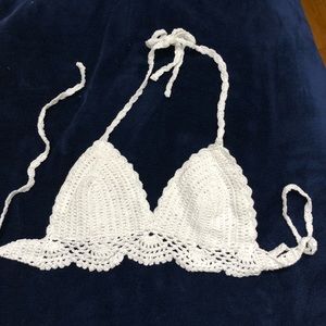 *never been worn*Crochet Bikini Top